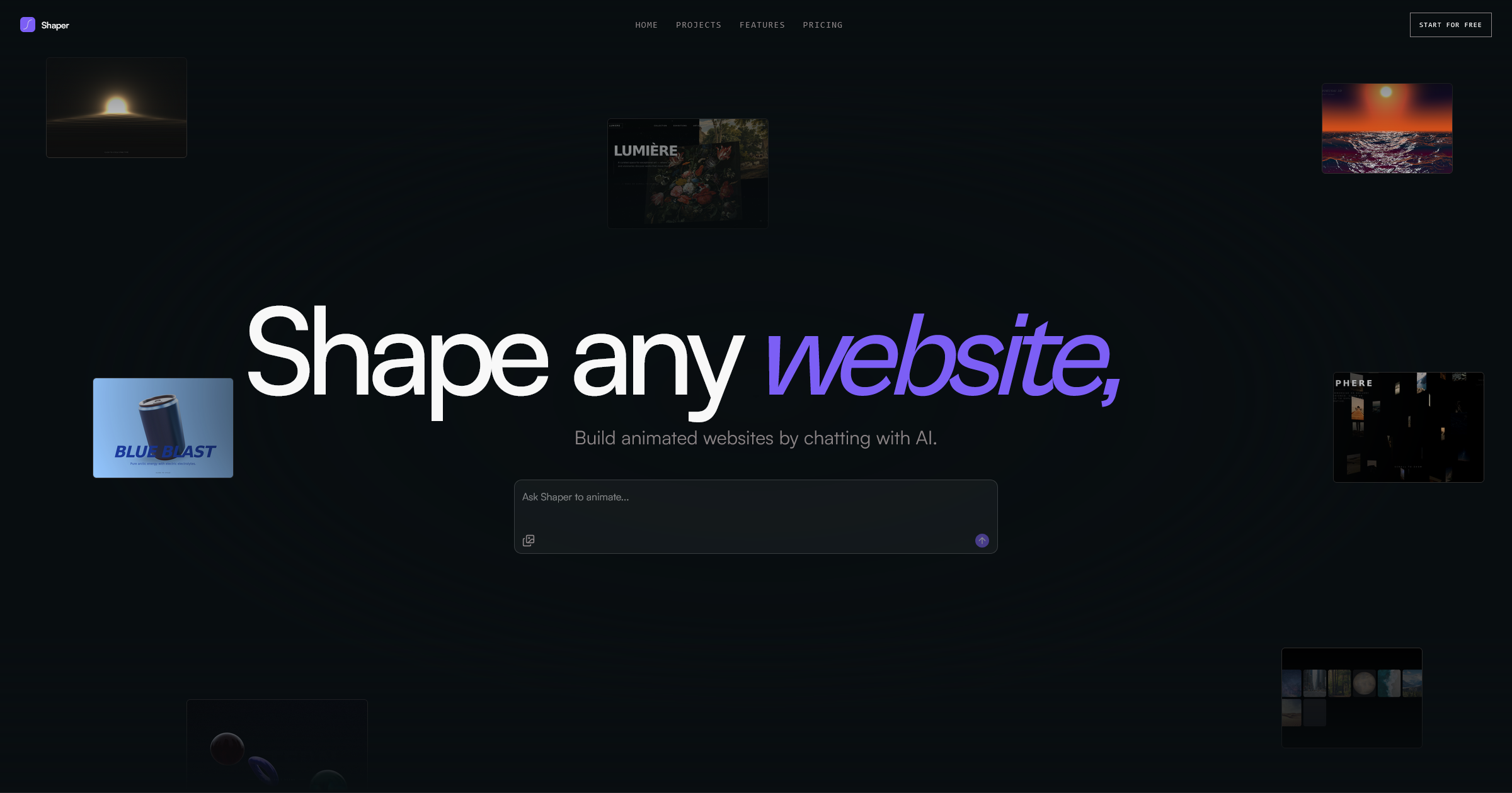 Shapeer Shaper: AI-powered motion design for the web. Turn your Figma designs ...